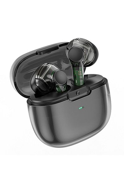 WIWU Pure Sound Tws Airbuds T-12b Black Wireless Headphones With Mic,