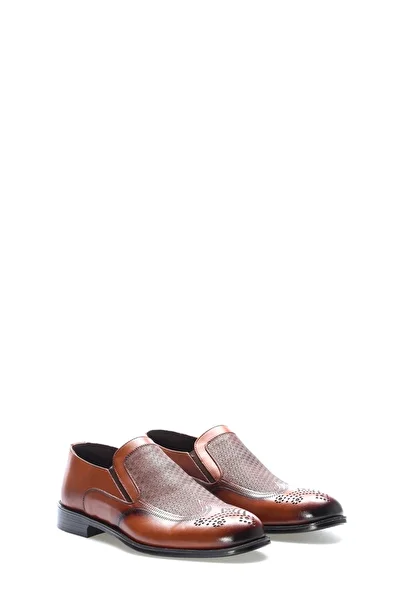 TUGERDİ Tugerdi Tan Inside and Outside Genuine Leather Neolite Sole Quality Men's Classic Shoes Tg09218131815