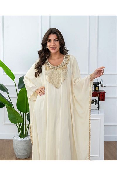 al bent al sharqieh chiffon crepe jalabia dress kaftan