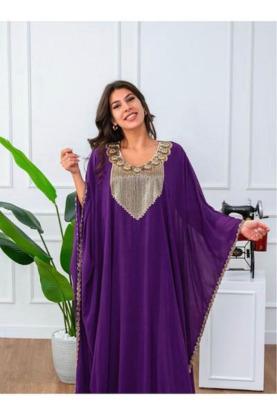 al bent al sharqieh chiffon crepe jalabia dress kaftan
