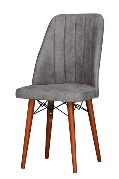 Desire Berlin chair, dining, kitchen, upholstered with fabric, wooden legs, 90cm x 45cm x 45 cm