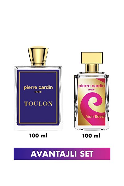 Pierre Cardin Mon Reve & TOULON EDT 100 ml Kadın Erkek Parfüm Seti STCC021284