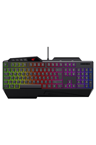 Havit Gamenote Kb905cm-tur 4'lü Gaming Set – Klavye, Mouse, Kulaklık, Mousepad – Rainbow, Pc Uyumlu