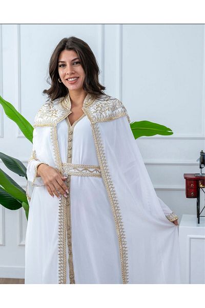 al bent al sharqieh Moroccan Kaftan Embroidered Luxury Dress Women Kaftan Dress