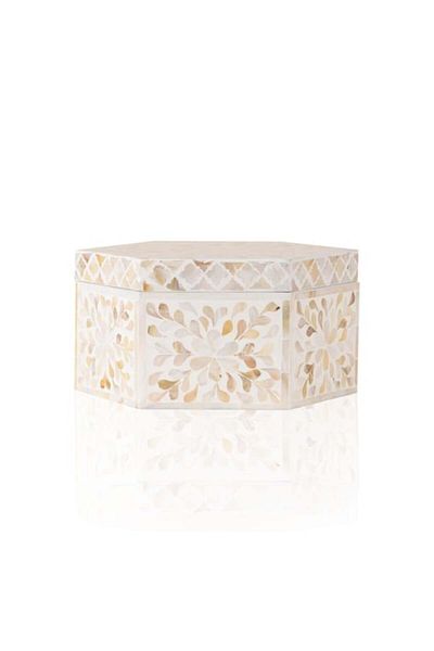 The Mia Hexagon Box 24X21X12 cm Tlc0076