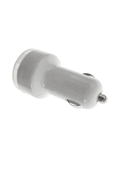 OEM Încărcător auto, 2xUSB 2.1A și 1A, adaptor USB 5V DC 2.1A, brichetă auto 12-24V DC, alb