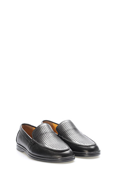 TUGERDİ Tugerdi Black Inside and Outside Genuine Leather Rubber Sole Quality ...