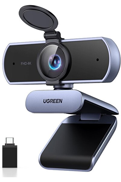Generics UGREEN 4K Webcam with Microphone, Built-in Privacy Cover, Autofocus,...