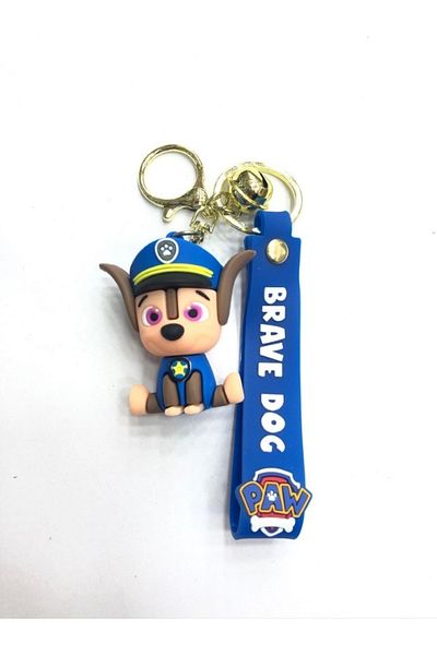 uğurlu dükkan 3D Chase Paw Silicone Keychain