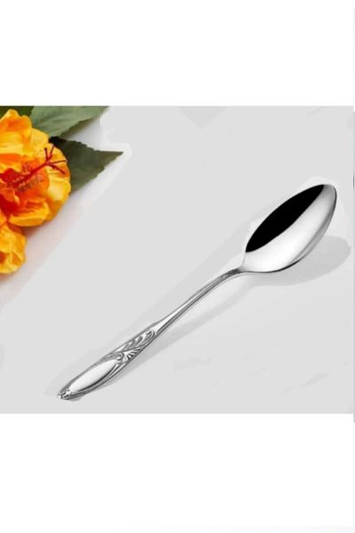 İNTER CELİK Emerald Model Food Spoon 12 Pieces