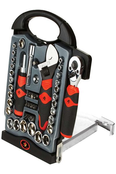 Performance Tool 45-Piece 6-Point Stubby Socket and Tool Set