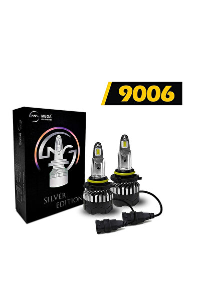 Mega Oto Market Slim Led Silver Edition Xenon Far Lambası Beyaz Renk CSP 9006...