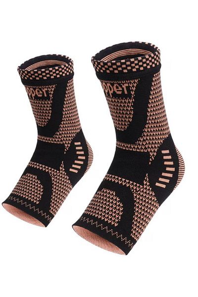 Holisana Set of 2 HOLISANA® COPPER compression socks, copper thread, relieves pain, UNISEX