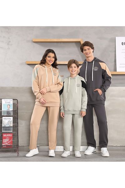 ALANAQA Unisex Oversized Winter Hoodie Set