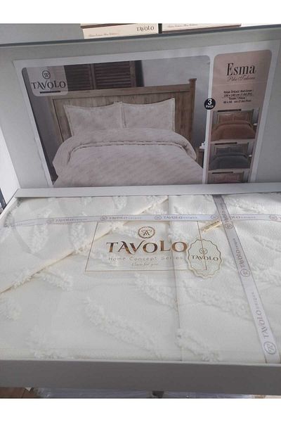 TAVOLO Esma 3 Piece Double Luxury Pink Set