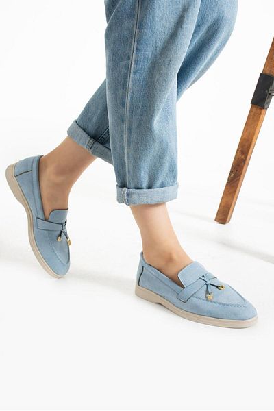 Bayramoğlu Pantofi de piele de căprioară pentru femei Daily Wear