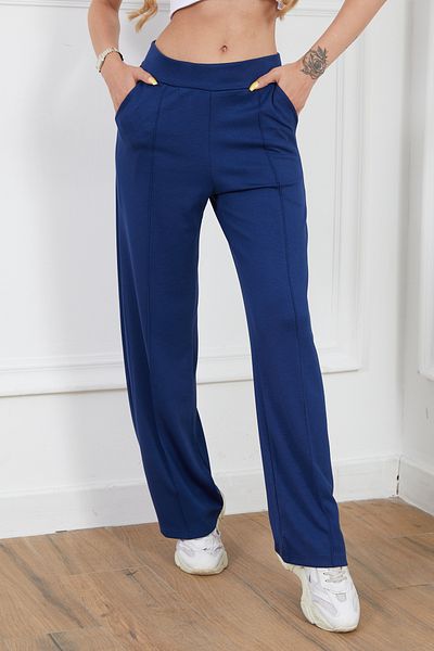 DPARİS Modal Grass Soft Textured Wide Leg Trousers