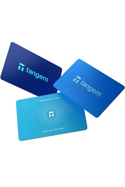 tangem Crypto Hardware Wallet 2.0 [PACK OF 3 Cards] - Hyperblue