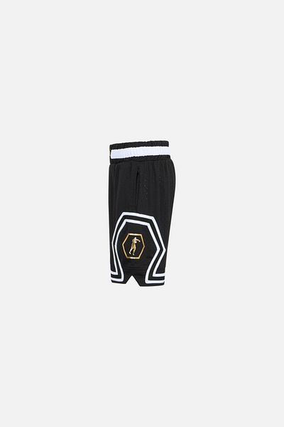 Boxeur Des Rues Tech Shorts Black-Gold