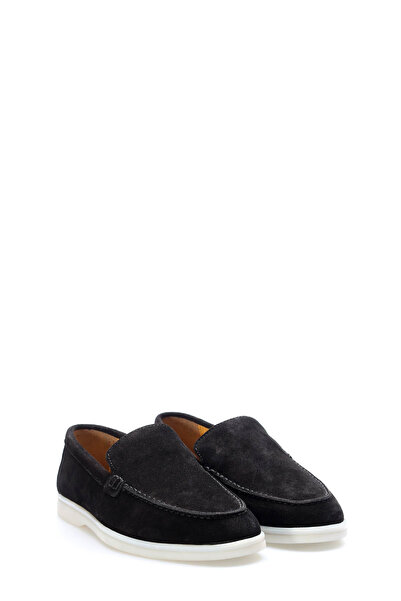TUGERDİ Tugerdi Black Suede Genuine Leather Rubber Sole Quality Men's Casual ...