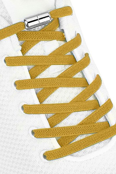 hapshoe Adjustable 1 Pair Yellow Screw Capsule Tip 6mm Rubber Practical Laces