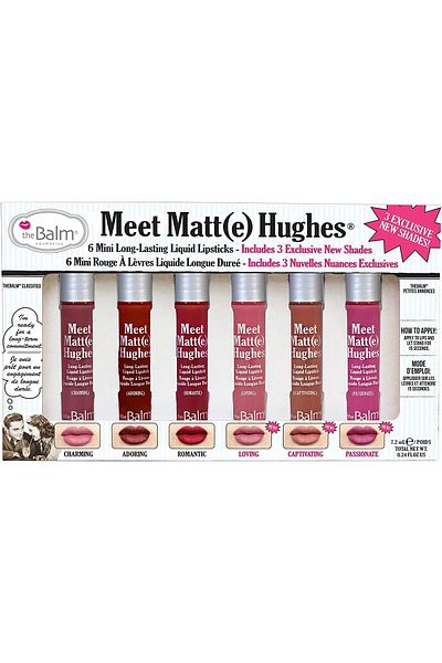 the balm TheBalm Meet Matte Hughes 6-pc Mini Kit 3