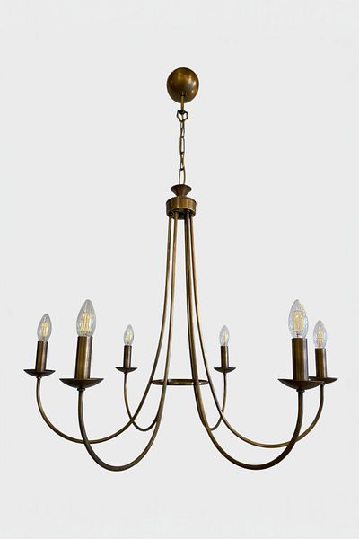 Favori Aydınlatma Classic Style Antique Colored 6 Headed Chandelier