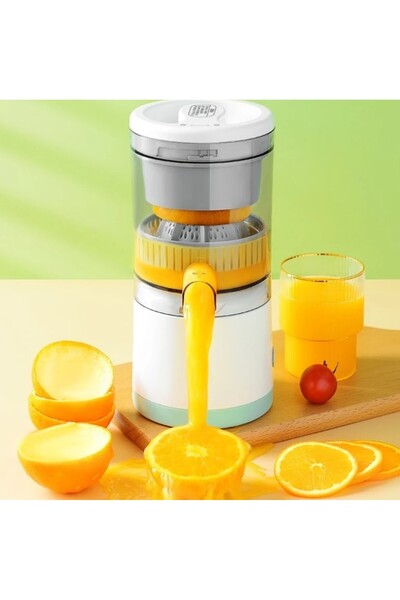 KARAKER عصارة حمضيات كهربائية تعمل بالشحن مع فلتر تصفية ودوران 360 درجة وسهلة...