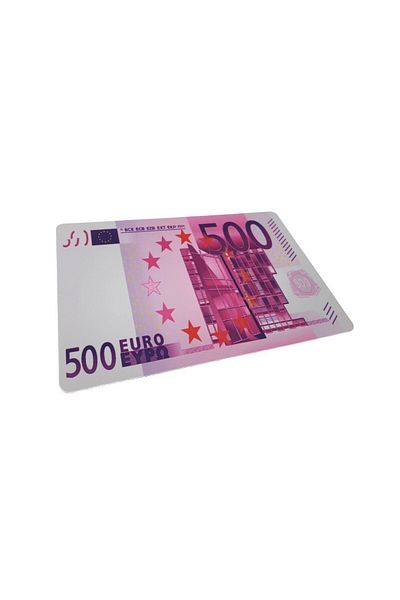 OEM Mousepad made of rubberized textile material, 275x200x2mm, design 500 Euro