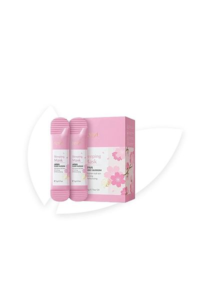 FENYI Japanese Cherry Blossom Hydrating Sleeping Mask, 20 Sachets