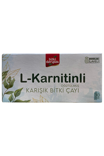 BİTKİ DERYASI Bromelain Aromalı L-Karnitinli Öğütülmüş Karışık Bitki Çayı 30 ...