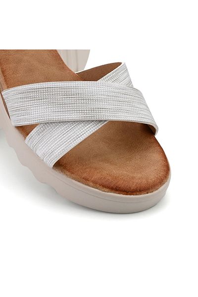 Tmall Women's Sandals, With Platform, Made of Eco-Leather, SA94, White