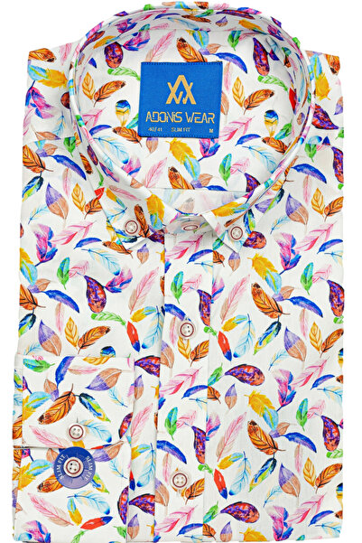 ADONISWEAR Cămașă slim Penaj Pastelat
