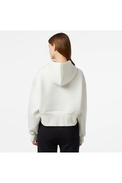 Calvin Klein Jeans Scuba Premium Monologo Women's White Hoodie