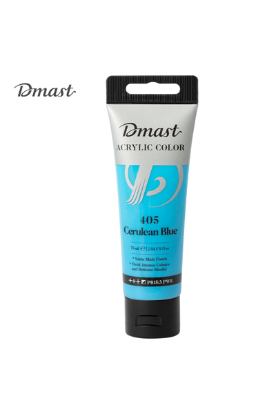 Deli طلاء أكريليك EC330-CB سعة 100 مل - مثالي للاستخدام على الورق والقماش وال...