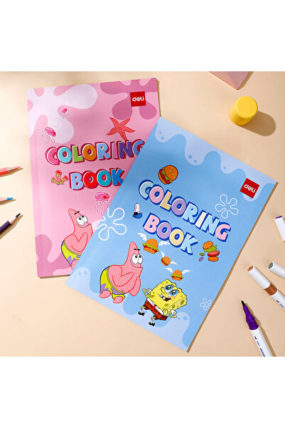 Deli EN053 Painting Book Assorted – Ideal for Kids, Learning, and Fun Activities