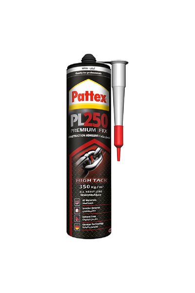 Pattex PL250 Premium Fix High Tack Construction Adhesive White 440g