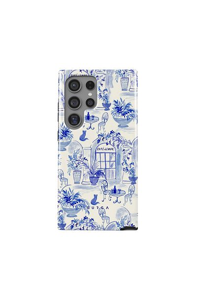 BURGA Phone Case Compatible Samsung Galaxy S24 Ultra Hybrid 2 Layer Silicone Protective Scratch Resistant