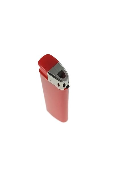 OEM Brichetă clasică de buzunar, BRF00023 Roșie, 83 x 27 x 13 mm, flacără reglabilă, roșie