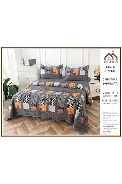 FIONNA.RO 3 Piece Velvet Blanket - Hippy Style
