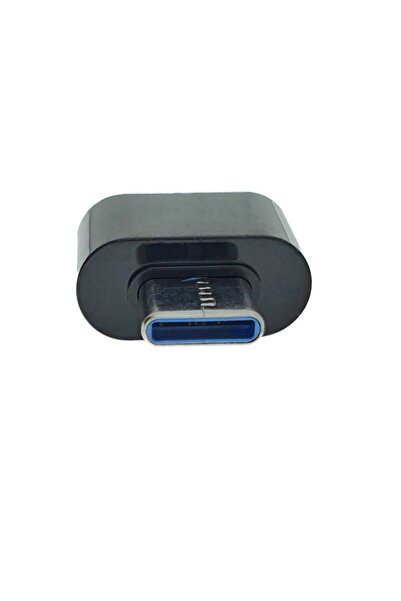 OEM Adaptor OTG USB 2.0 mamă la USB tip C mascul, alimentare, conexiune și transfer de date, negru