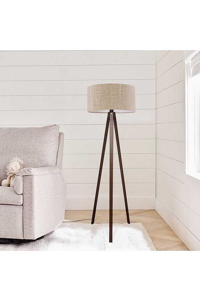 Desire Floor Lamp (Chandelier) Three wooden legs