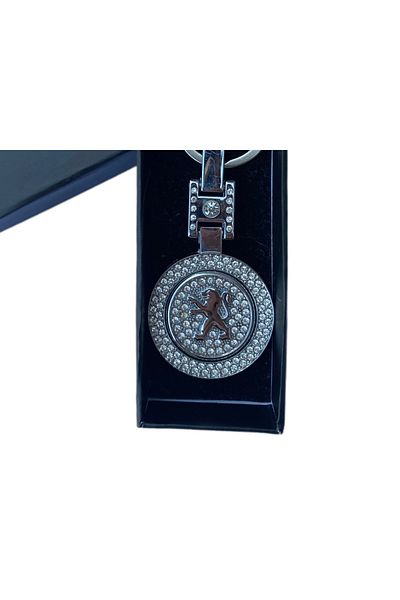 RoseTR Luxury Stone Metal Peugeot Keychain Accessory for Peugeot 3008 206 207 307
