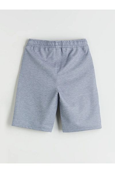 LC Waikiki Pantaloni scurți pentru băieți LCW Kids Blue cu talie elastică