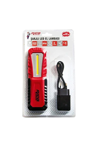 Rico 013-RC0038 420 Lümen Şarjlı Mıktanıslı Led El Feneri