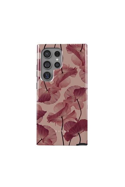 BURGA Phone Case Compatible Samsung Galaxy S24 Ultra Hybrid 2 Layer Silicone Protective Scratch Resistant