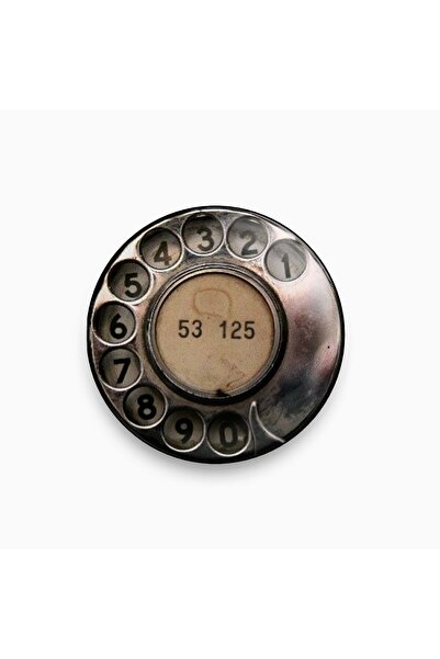 fırsatlar diyarı Ahizeli Çevirmeli Vintage Telefon Y2K Buton Rozet