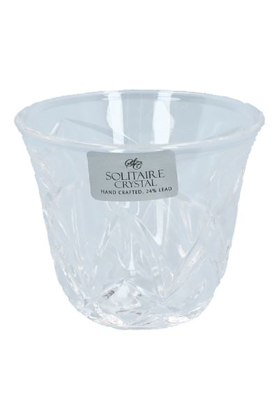 Solitaire Crystal Crystal 12-Piece Cawa Cup Set - Clear Glass