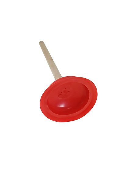 OEM Pompă cu ventuză din cauciuc, diametru 144 mm, pentru desfundarea scurgerilor de la chiuvetă și duș, cu mâner de 39 cm