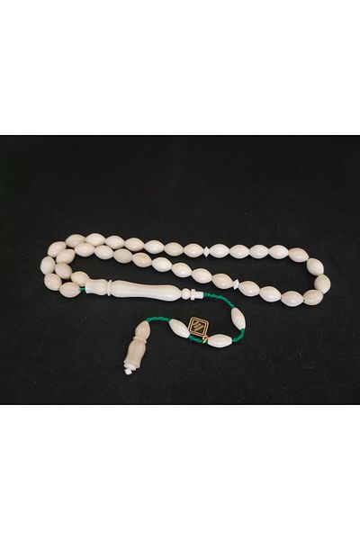 İskeçe Exclusive Cemil Master Double Sanding Double Polish Hand Boy Natural Whale Bone Certified 8084